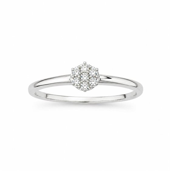 Anello Donna Oro Donna in Oro bianco Diamante 0.03 Ct LAF12589.003 - LAF12589.003